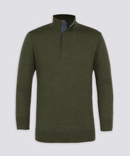 Turtleson Desmond Quarter Button Sweater (Glen Green)