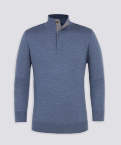 Turtleson Desmond Quarter Button Sweater (Stillwater)
