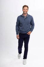 Turtleson Desmond Quarter Button Sweater (Stillwater)
