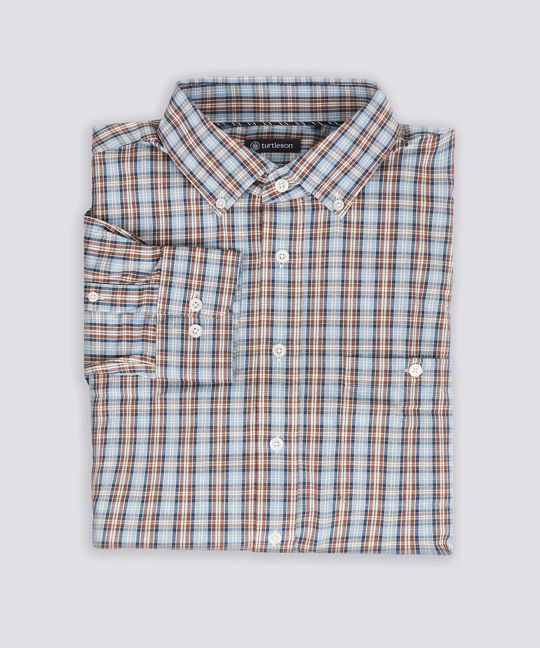 Turtleson Dexter Cotton Sport Shirt (Luxe Blue/Stout)