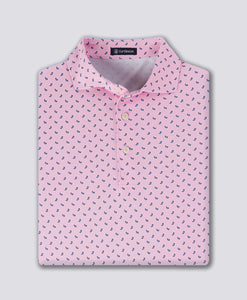 Turtleson Dip Pique Polo (Bloom /Luxe Blue)