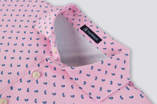 Turtleson Dip Pique Polo (Bloom /Luxe Blue)