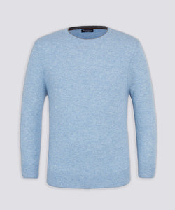 Turtleson Maxwell Cashmere Sweater (Luxe Blue Heather)