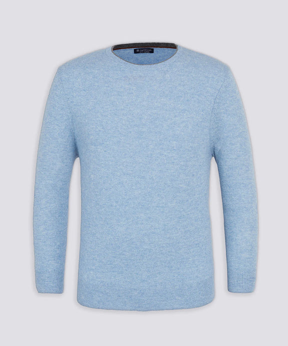 Turtleson Maxwell Cashmere Sweater (Luxe Blue Heather)