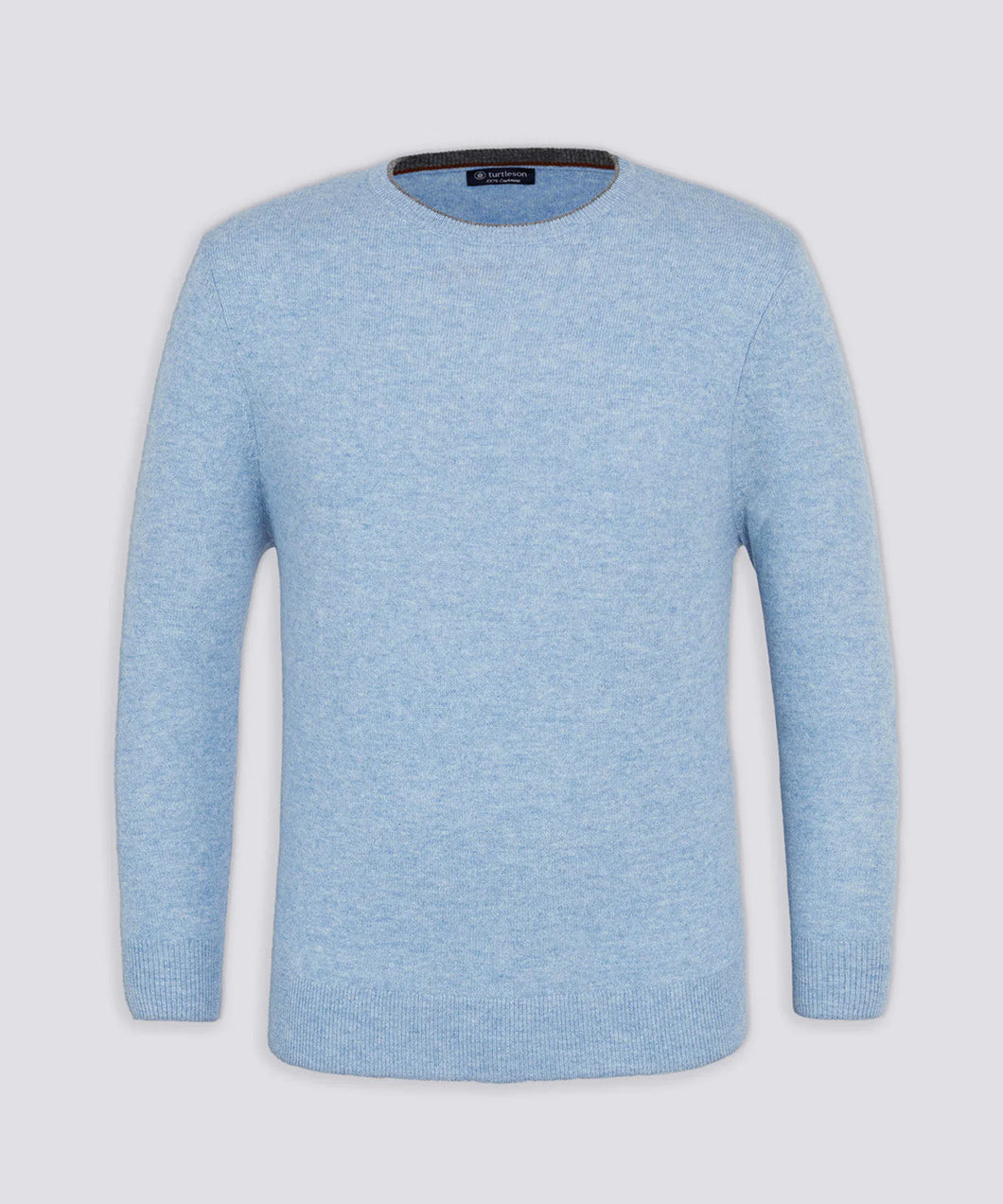 Turtleson Maxwell Cashmere Sweater (Luxe Blue Heather)