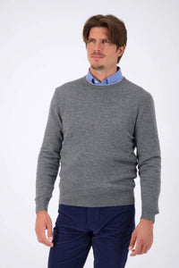Turtleson Maxwell Cashmere Sweater (Shadow Heather)