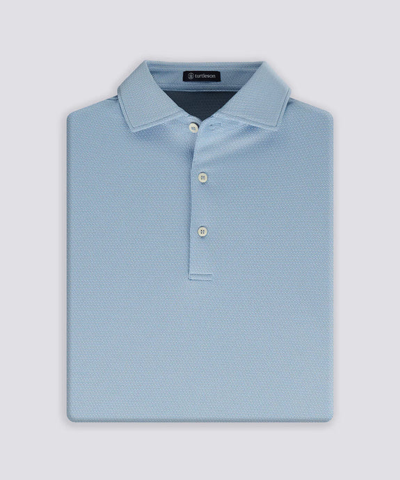 Turtleson Sintra Jacquard Polo (Luxe Blue)
