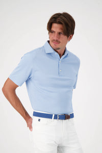 Turtleson Sintra Jacquard Polo (Luxe Blue)