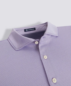 Turtleson Sintra Jacquard Polo (Thistle)