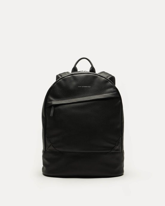 WANT LES ESSENTIELS Kastrup Leather Backpack (Black)