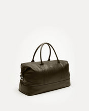 WANT LES ESSENTIELS Kelowna Leather Weekender (Dark Brown)