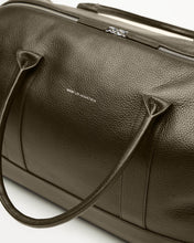 WANT LES ESSENTIELS Kelowna Leather Weekender (Dark Brown)