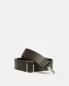 WANT LES ESSENTIELS Kelowna Leather Weekender (Dark Brown)