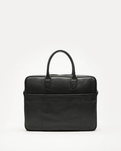 WANT LES ESSENTIELS Lesage Leather Computer Bag (Black)