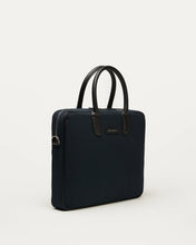 WANT LES ESSENTIELS Lesage Organic Cotton Canvas Computer Bag (Navy)