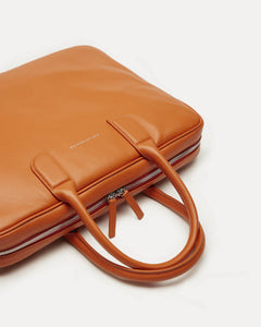 WANT LES ESSENTIELS Lesage Pebble Grained Leather Computer Bag