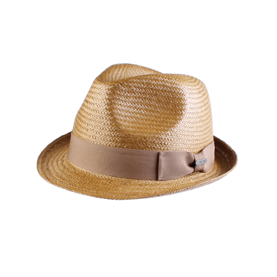 Wigens Trilby Hat in Paper Straw with Grosgrain Band