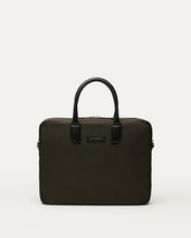 WANT LES ESSENTIELS Lesage Organic Cotton Canvas Computer Bag (Green)