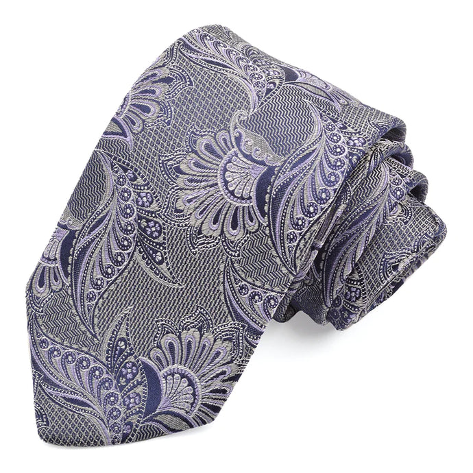 Dion Purple Paisley Tie