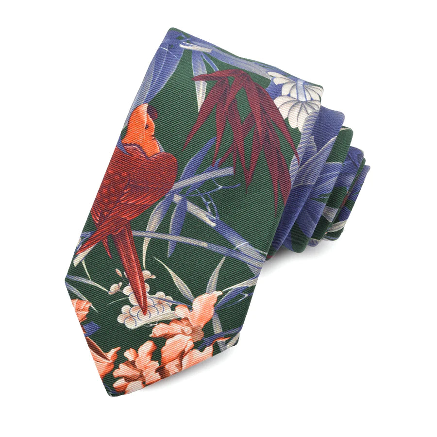 Dion Green Rainforest Tie