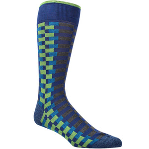 Multicolored Mercerized Cotton Blend Socks