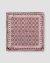 Eton ETON Pink Medallion Pocket Square