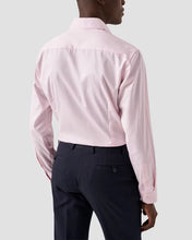 Eton Pink Signature Twill Shirt - Floral Contrast Detai