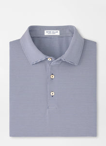 Peter Millar Jubilee Stripe Performance Polo | Navy/White