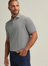 Peter Millar Jubilee Stripe Performance Polo | Navy/White