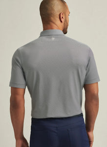 Peter Millar Jubilee Stripe Performance Polo | Navy/White