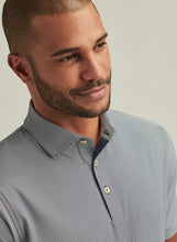 Peter Millar Jubilee Stripe Performance Polo | Navy/White