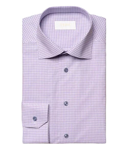 Eton Light Purple Checked Elevated Poplin Shirt Franco's Fine Clothier Eton Light Purple Checked Elevated Poplin Shirt Franco's Fine Clothier
