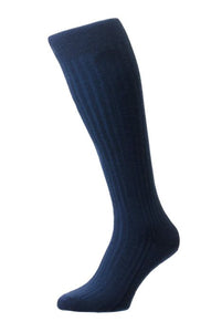Pantherella  Rib Men's Sock Long | Black