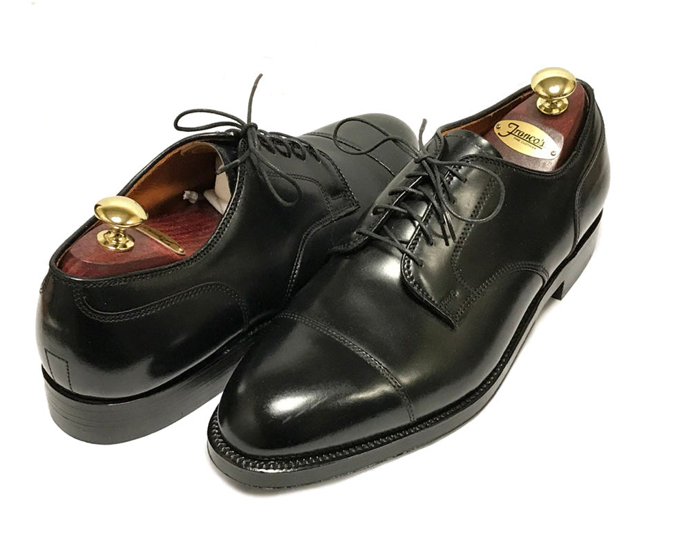 ドレス+ビジネス Alden 2161 cordovan Straight Tip shoe Alden 2161 | Shell Cordovan Black – Franco's Fine Clothier