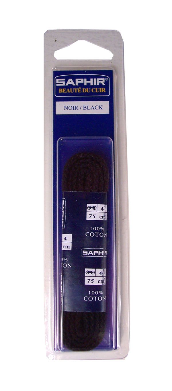 Saphir Cord 75cm.  Black Cotton