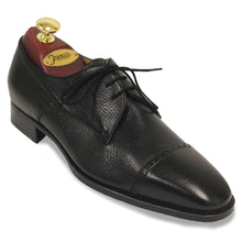 Gravati Deer Skin Blucher Captoe | Black