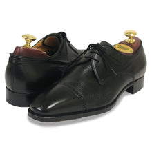 Gravati Deer Skin Blucher Captoe | Black