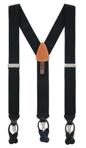 Trafalgar Classic Solid Color 38mm Convertible Braces