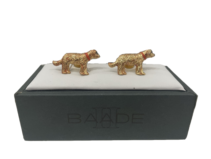 Baade II Golden Retreiver Cufflinks