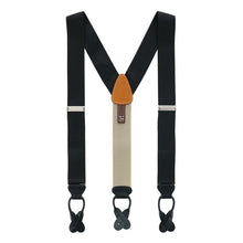 Trafalgar Big & Tall Hudson Solid Color Button End Braces |