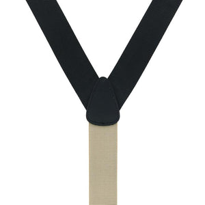 Trafalgar Big & Tall Hudson Solid Color Button End Braces |