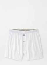 Peter Millar Bold Stretch Jersey Boxer | White