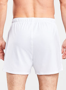 Peter Millar Bold Stretch Jersey Boxer | White