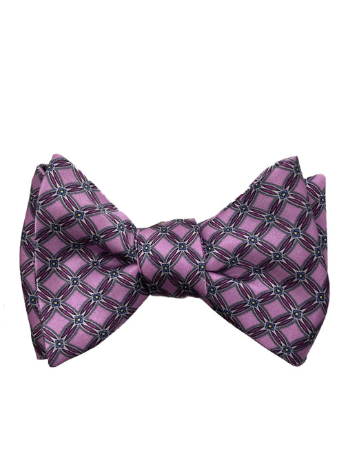 Carrot & Gibbs Pink and Blue Printed Silk Print