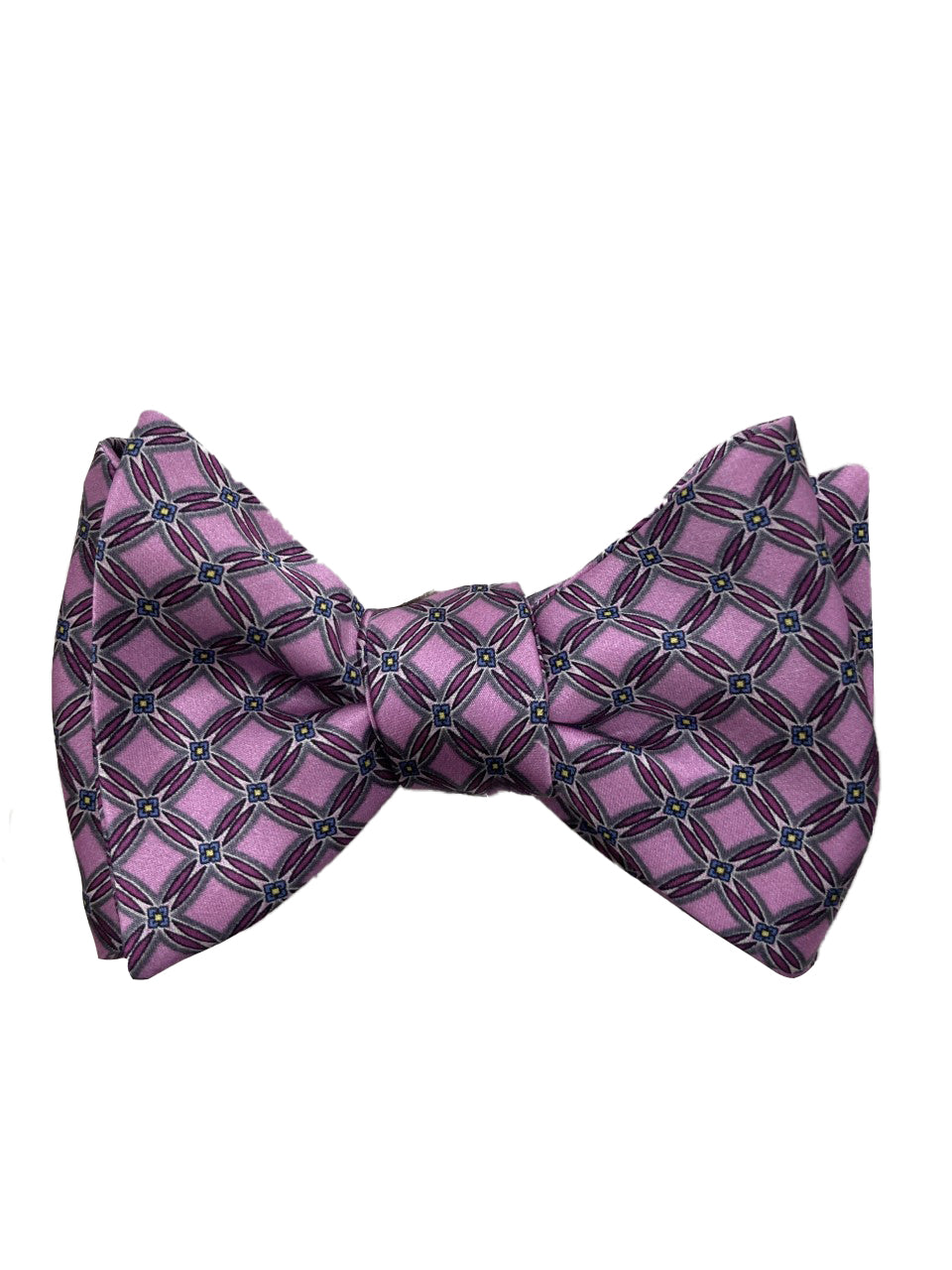 Carrot & Gibbs Pink and Blue Printed Silk Print