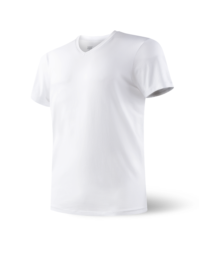 Saxx Undercover V-Neck Short Sleeve T | White – Franco's Fine Clothier