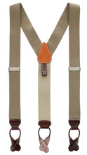 Trafalgar Big & Tall Hudson Solid Color Button End Braces