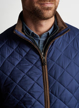 Peter Millar Essex Quilted Travel Vest | Navy