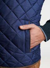 Peter Millar Essex Quilted Travel Vest | Navy