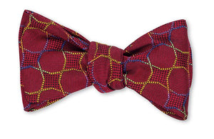 R. Hanauer Red Melbourne Bow Tie